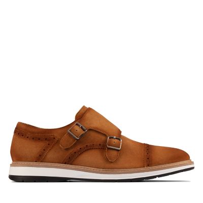 clarks double monk strap