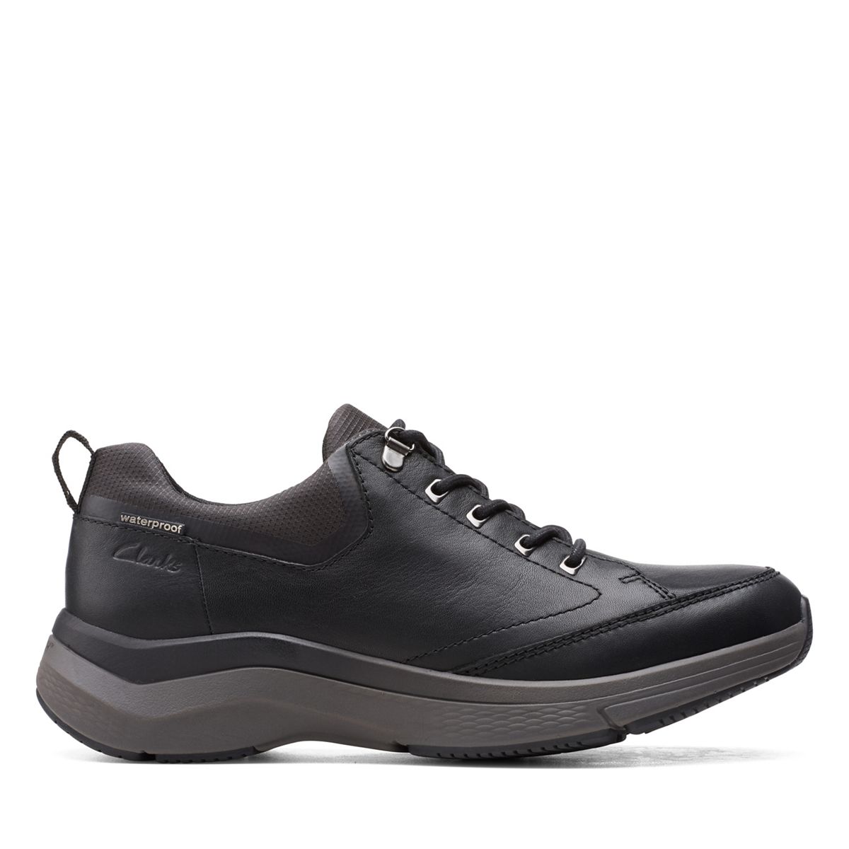 Wave Vibe Black Leather - Clarks Canada Official Site | Clarks Shoes