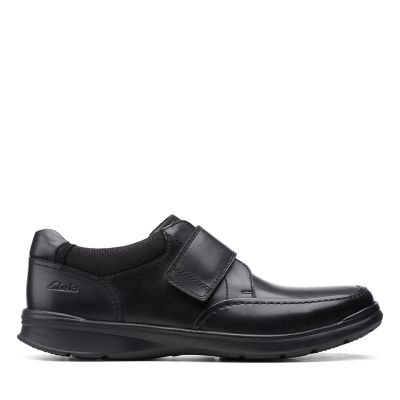clarks mens velcro trainers