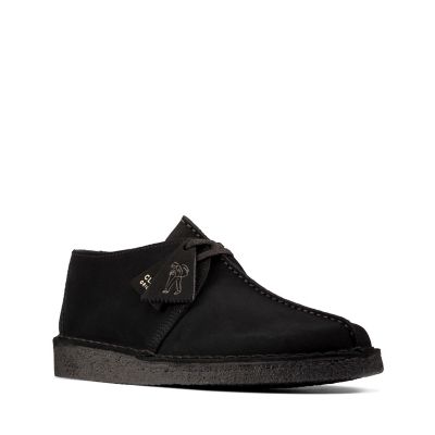 clarks desert trek black