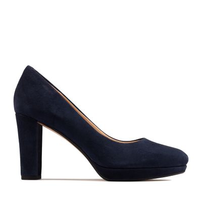 clarks navy court shoes