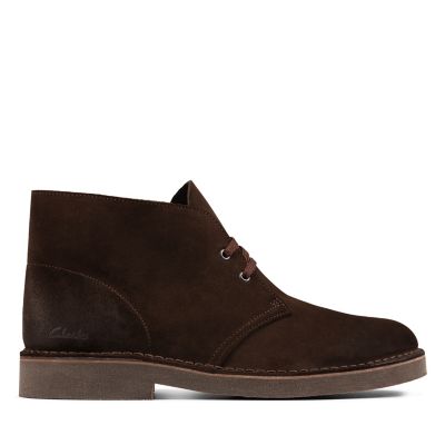 clarks long brown boots