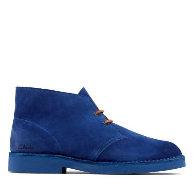 clarks blue leather shoes