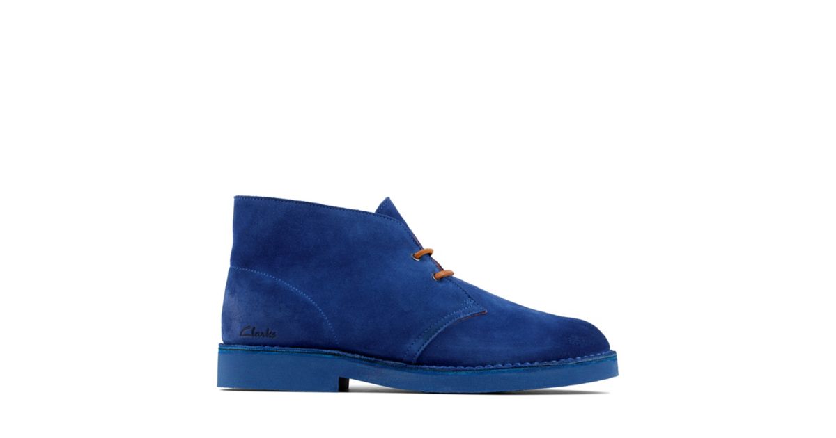 clarks blue booties