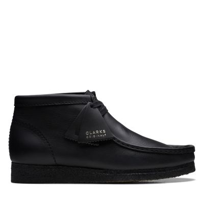 clark wallabee black