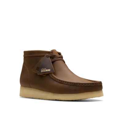 clarks wallabees beeswax mens