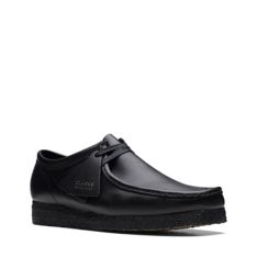 Wallabee Black Leather