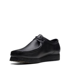 Wallabee Black Leather