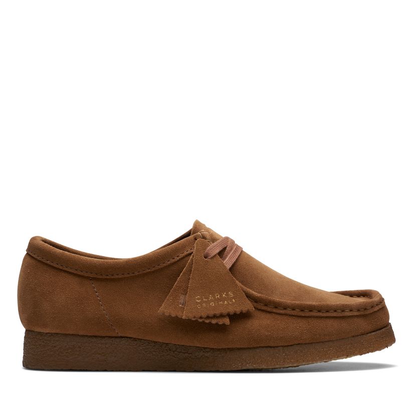 Men's Wallabee Cola Clarks Originals Shoes | Clarks