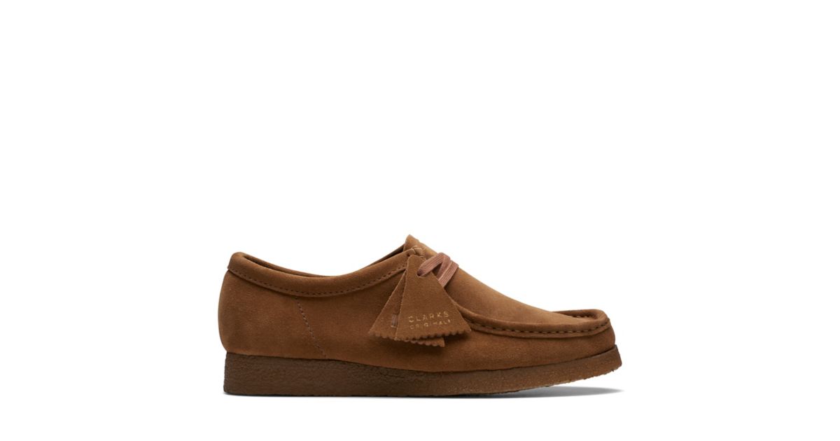 Men's Wallabee Cola Clarks Originals Shoes | Clarks
