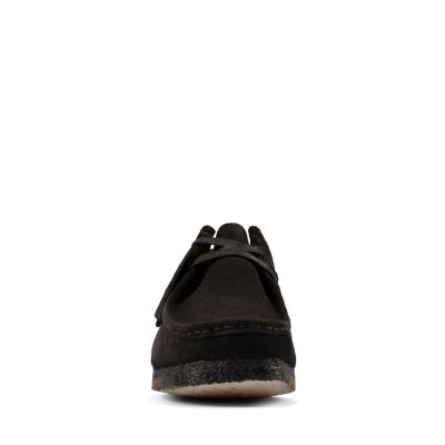 clarks wallabees black mens