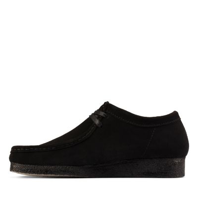 wallabee shoes black