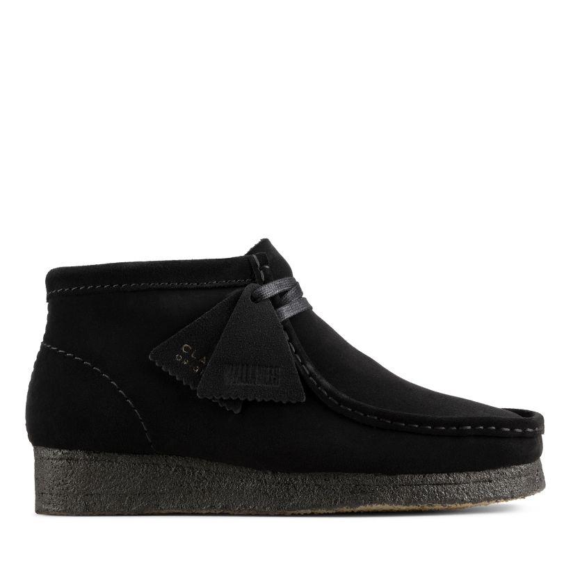 Wallabee Boot Black Suede