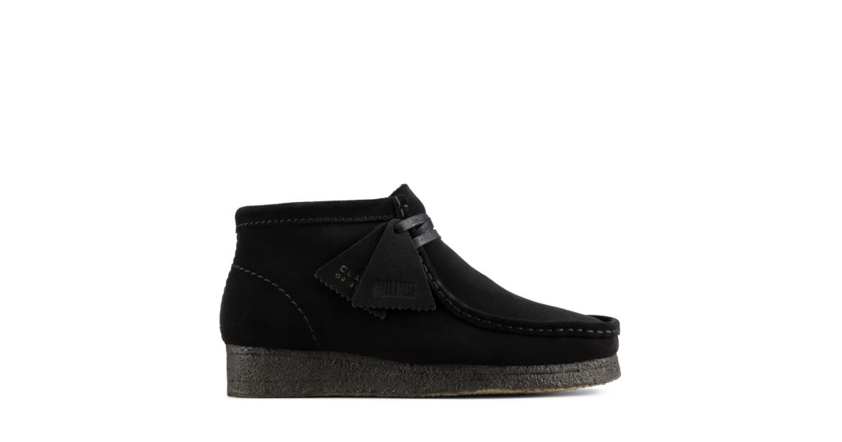 Wallabee Boot Black Suede