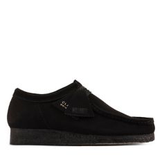 Women's Wallabee Black Suede Lace-up |