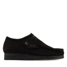 Wallabee Black Suede