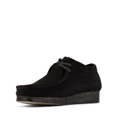 Wallabee Black Suede - Clarks Canada 