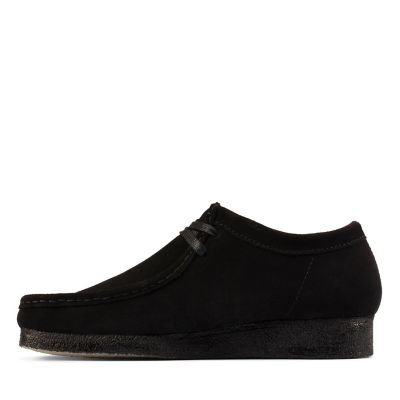 clark wallabee black