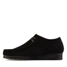 etc Nedgang modbydeligt Women's Wallabee Black Suede Lace-up Shoes | Clarks