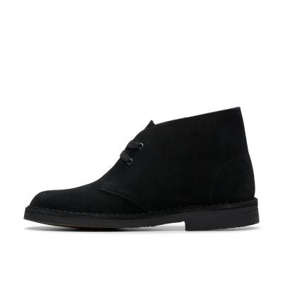 clarks black suede boots