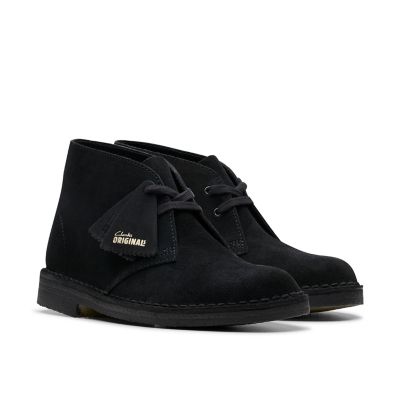 black suede desert boot