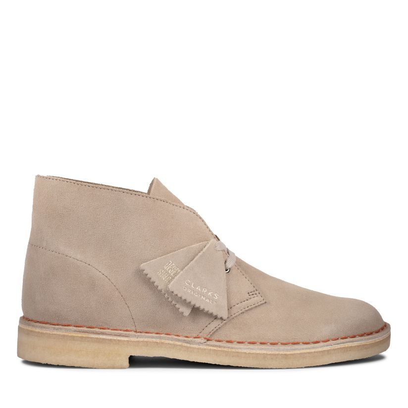 fløjte Bløde Lår Desert Boot Sand Suede | Clarks