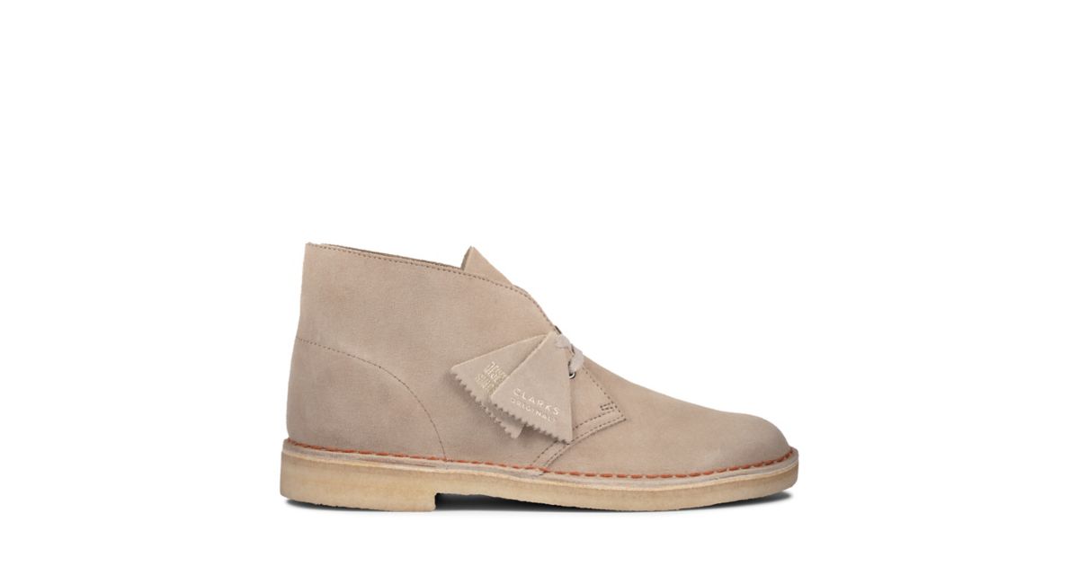 fløjte Bløde Lår Desert Boot Sand Suede | Clarks