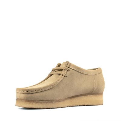 clarks wallabees womens maple suede