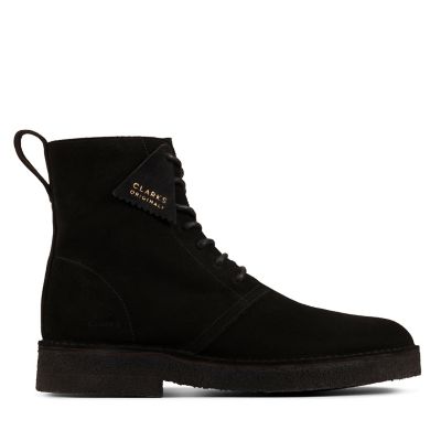 clarks original desert mali black suede boots