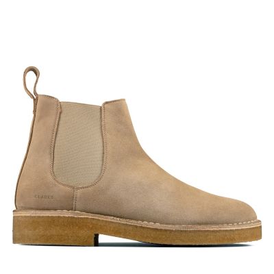 clarks mens suede chelsea boots