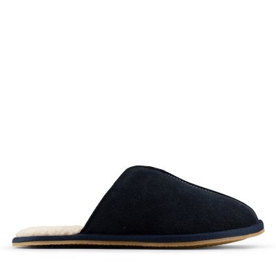 clarks wide fit mens slippers