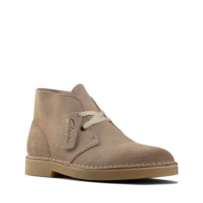 sand coloured desert boots