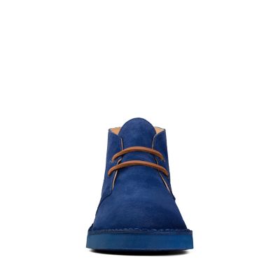 clarks boots blue