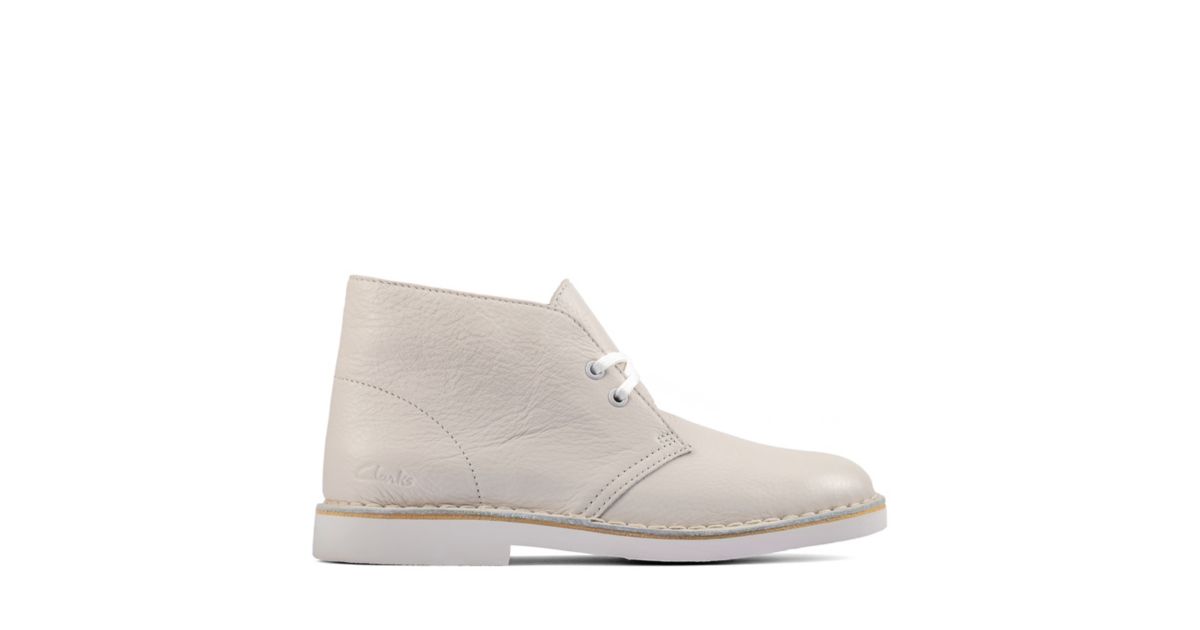 Desert Boot 2 White Leather- Clarks® Shoes Official Site | Clarks