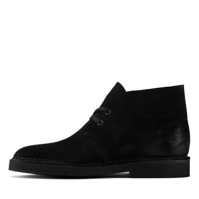 black clarks desert boots womens