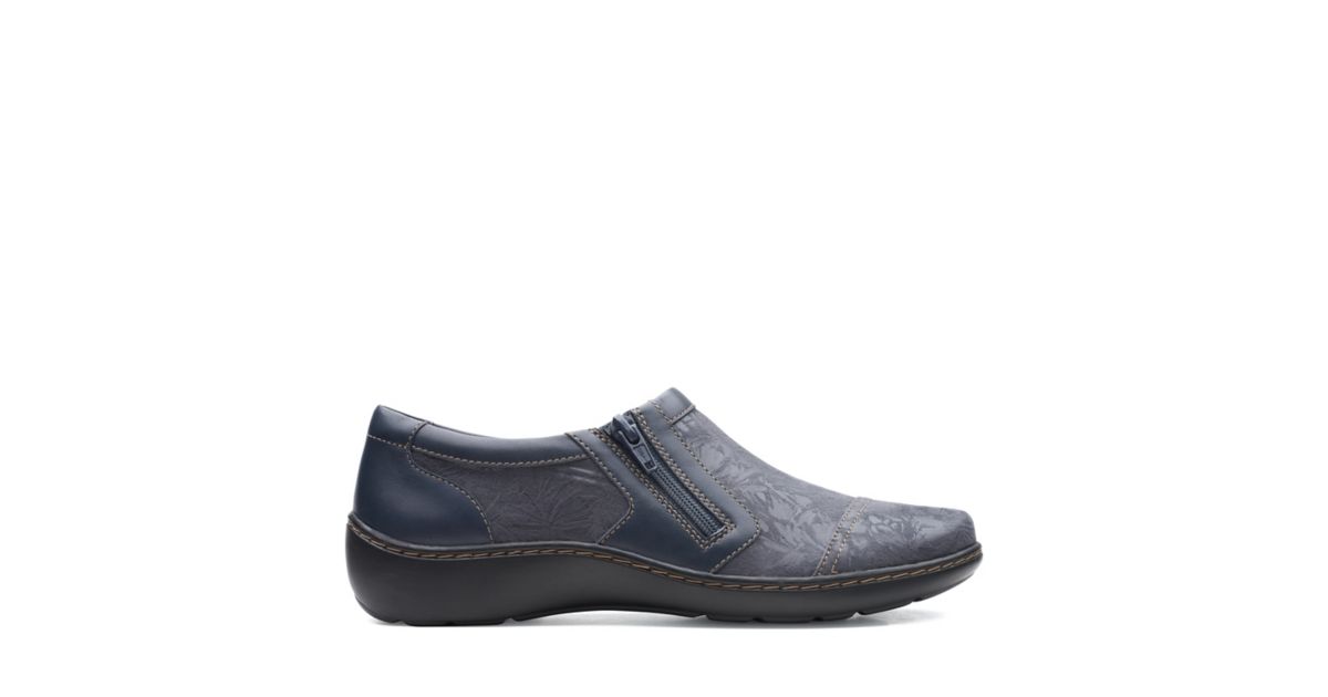 Cora Giny Navy Combination - Clarks® Shoes Official Site | Clarks