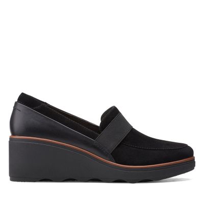 clarks shoes wedge heel