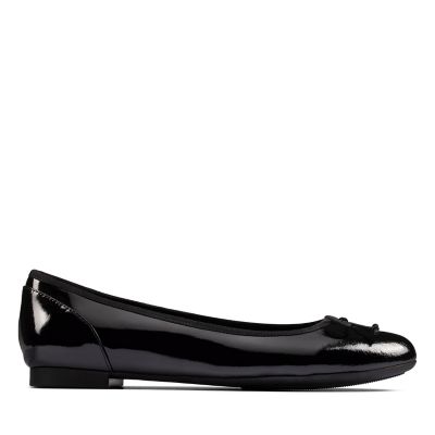 clarks black ballet flats