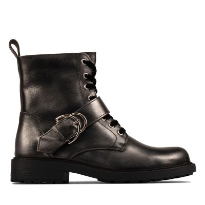 clarks metallic boots