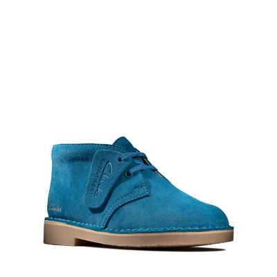blue suede desert boots