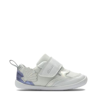 clarks baby trainers