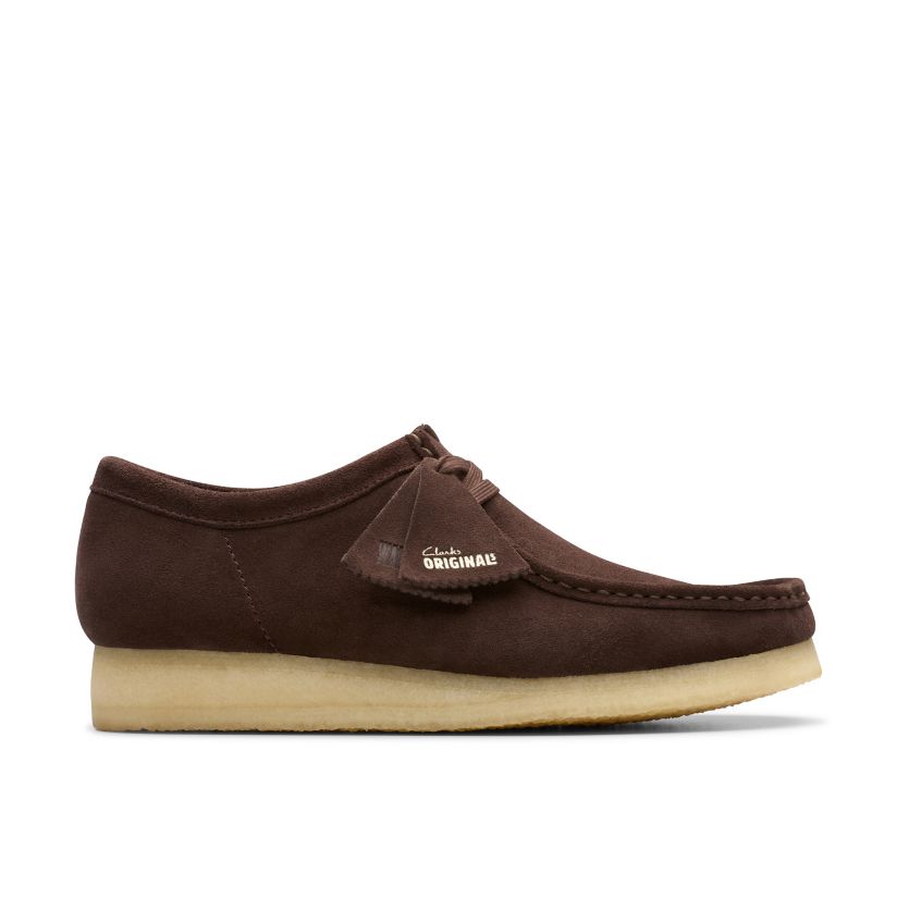 Wallabee Dark Brown Shoes Official | Clarks