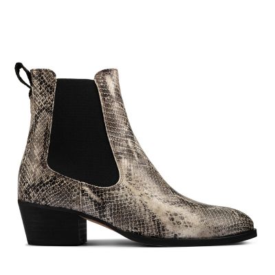 Octavia Lo Grey Snake | Clarks