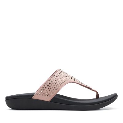 clarks rose gold sandals