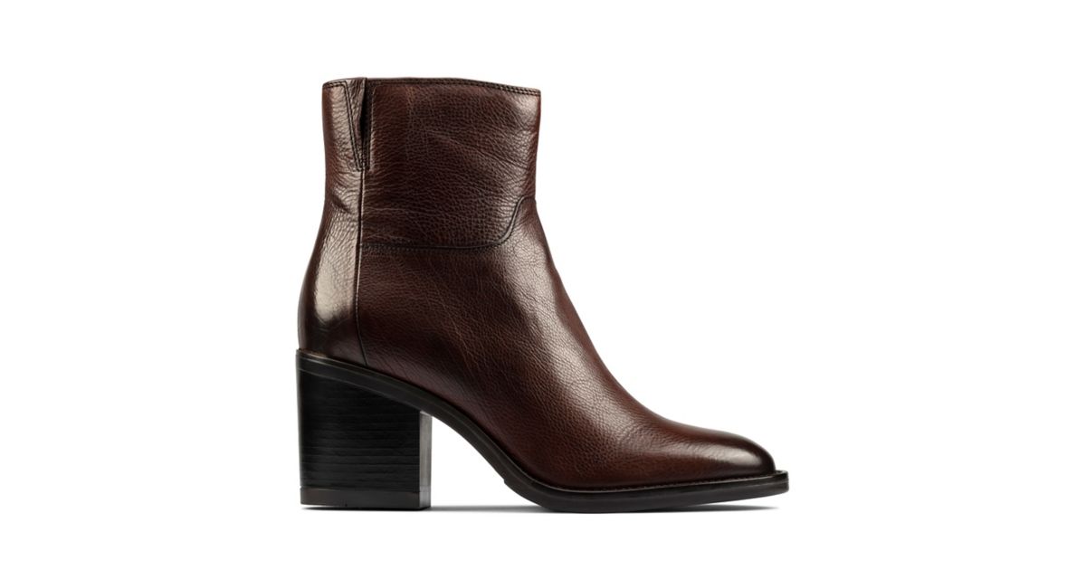 Mascarpone 2 Go Dark Brown Lea | Clarks