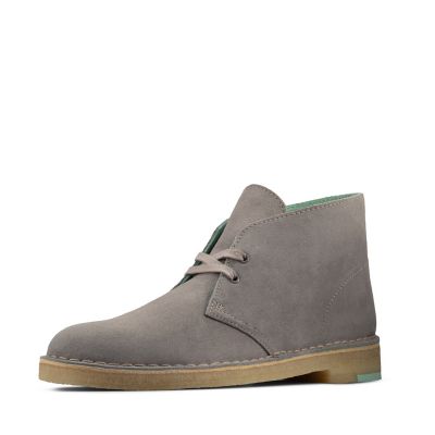 clarks desert boot blue grey