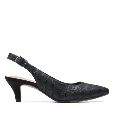 clarks kitten heel court shoes