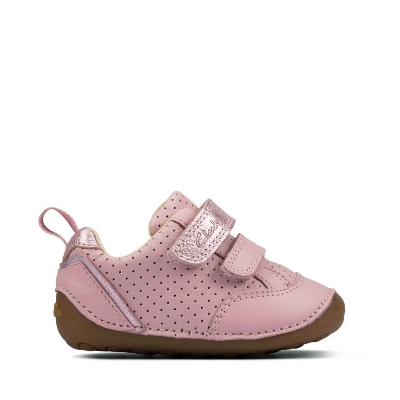 Kids Sky Toddler Light Pink Leather | Clarks