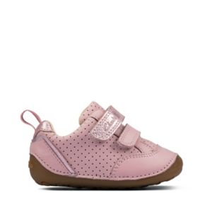 Baby Clarks 'Tiny Sky' Leather First Shoe PreWalkers G & H Fittings F 
