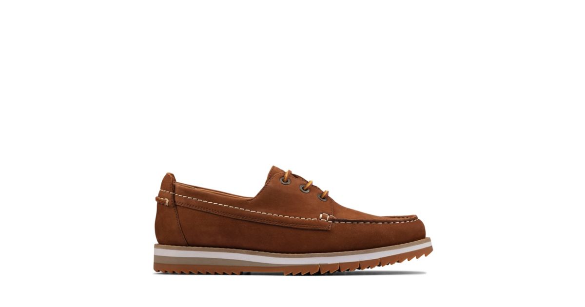 clarks waterloo tan nubuck